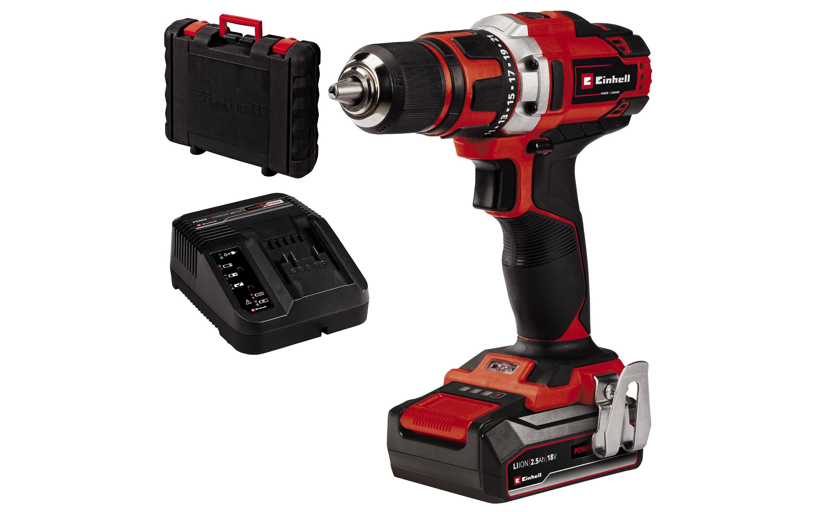 Einhell Akku-Bohrschrauber TE-CD 18/40-1 Li (1 x 2.5Ah)