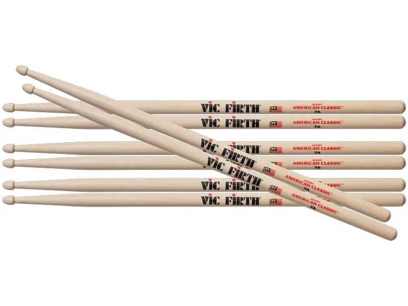 Vic Firth Drumsticks 7A – Value Pack Vic Firth Drumsticks 7A – Value Pack
