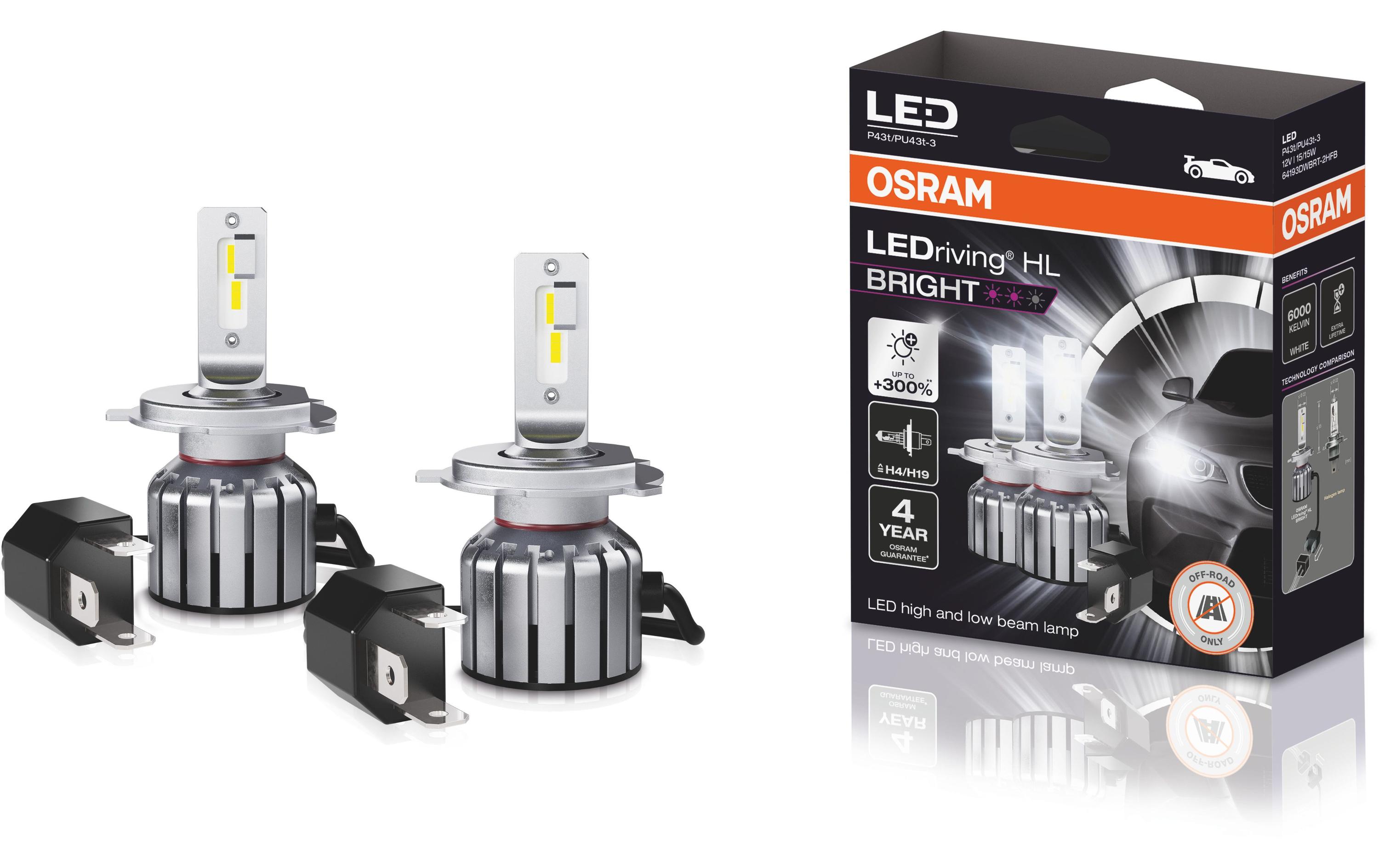 OSRAM LEDriving HL BRIGHT H4/H19 PKW OSRAM LEDriving HL BRIGHT H4/H19 PKW