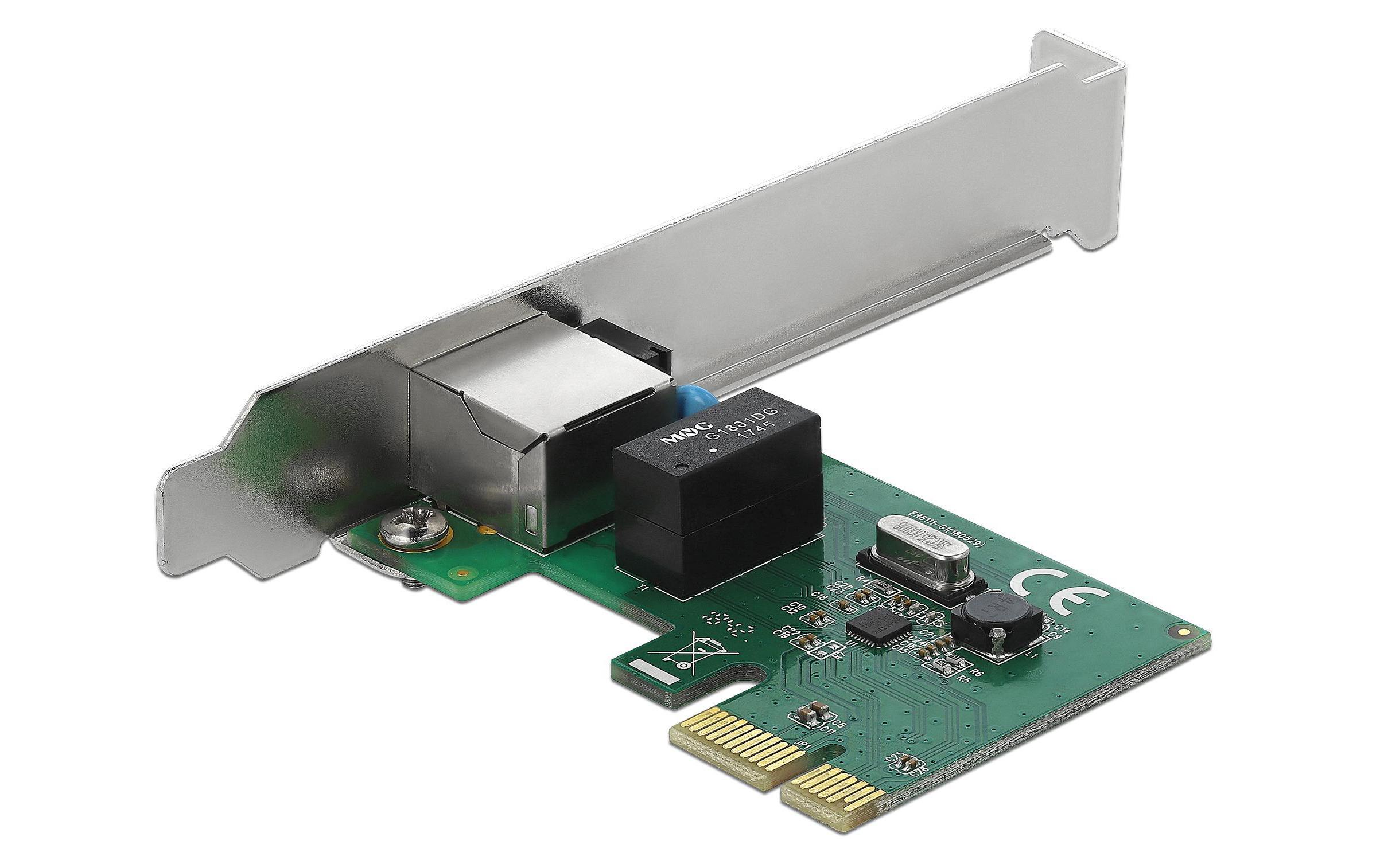 Delock Netzwerkkarte PCI-Express x1, 1x GE LAN
