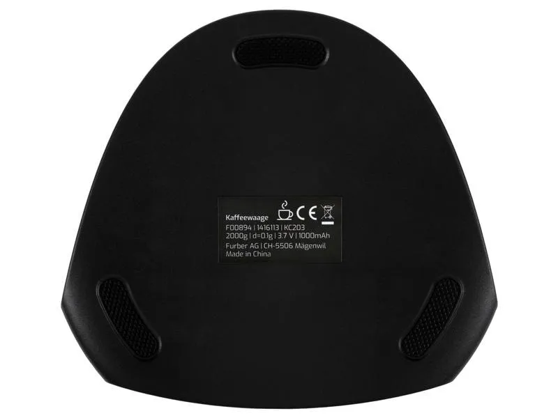 FURBER Kaffeewaage Triangolo 4 Schwarz