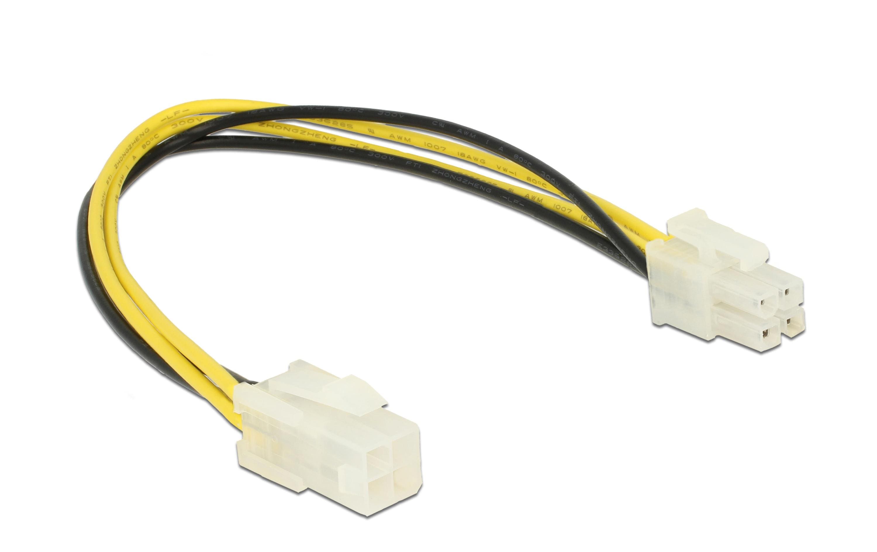 Delock Stromverlängerungskabel 4Pin - 4Pin CPU 30 cm Delock Stromverlängerungskabel 4Pin - 4Pin CPU 30 cm