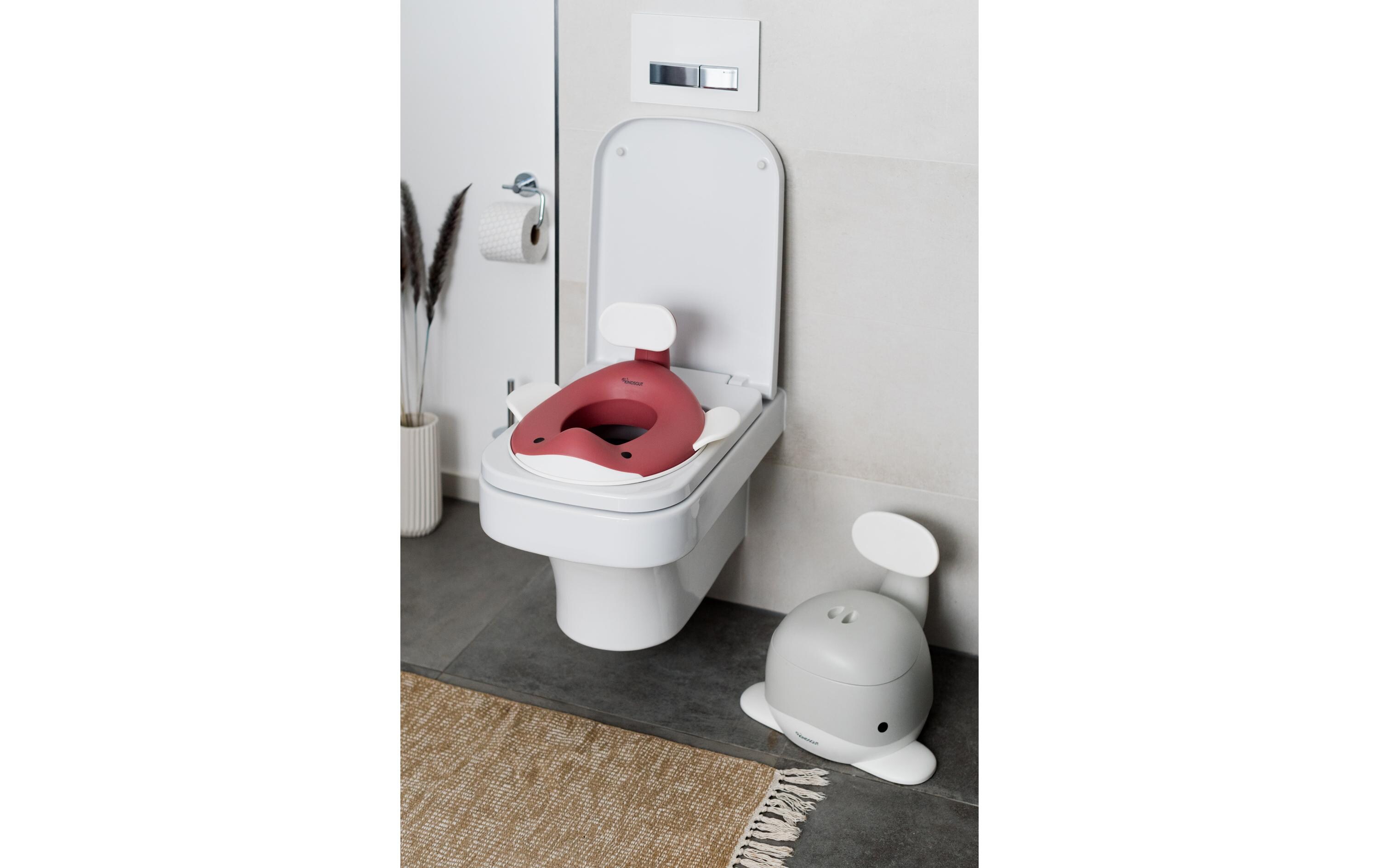 Kindsgut Toilettensitz Wal Altrosa