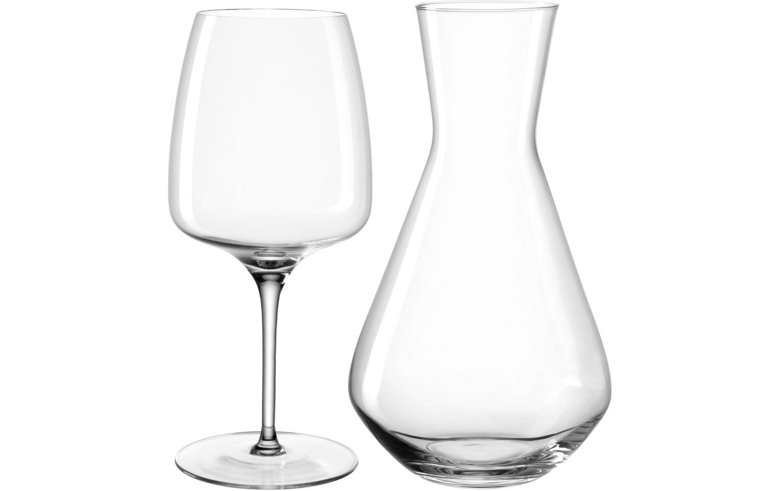 Leonardo Karaffe Cesti 1.2 l, 3-teilig, Grau/Transparent