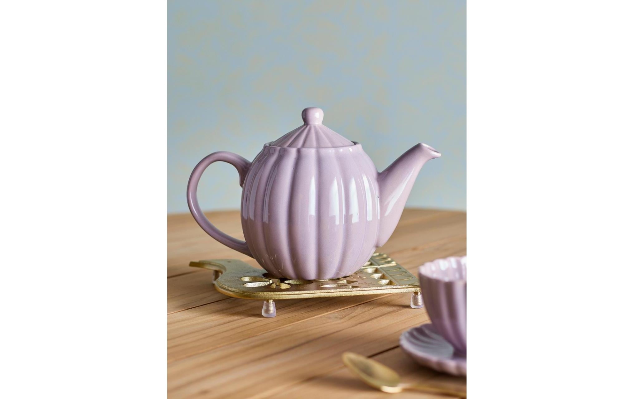 Bloomingville Teekanne Latina, 1 l, Steingut, Rose