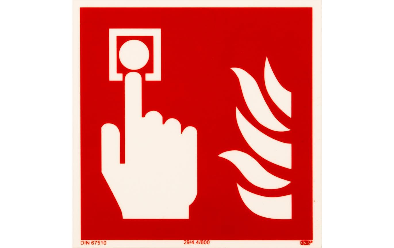 P.R.O. Brandmelder – Piktogramm 150 x 150 mm