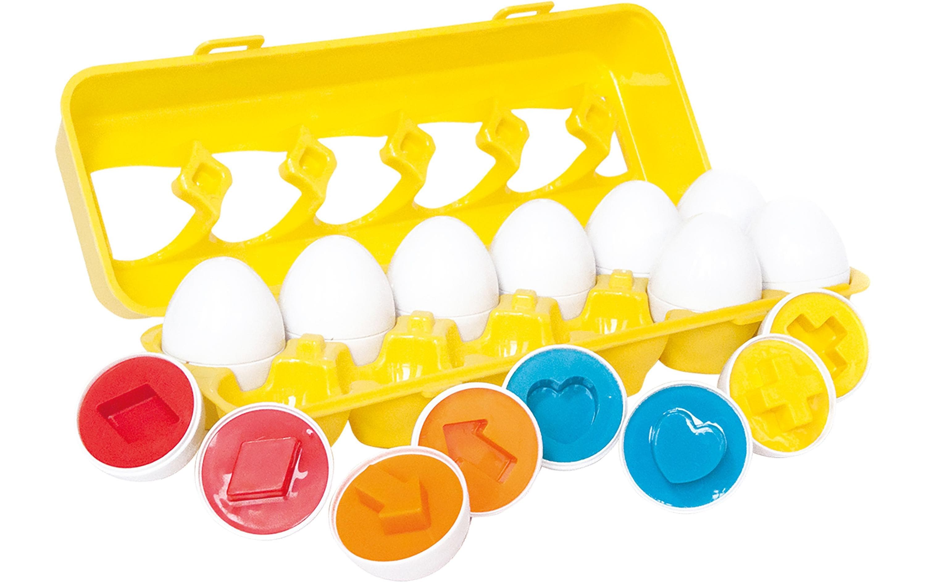 vedes Steckspiel Farb-und Steckset Eier 12-teilig