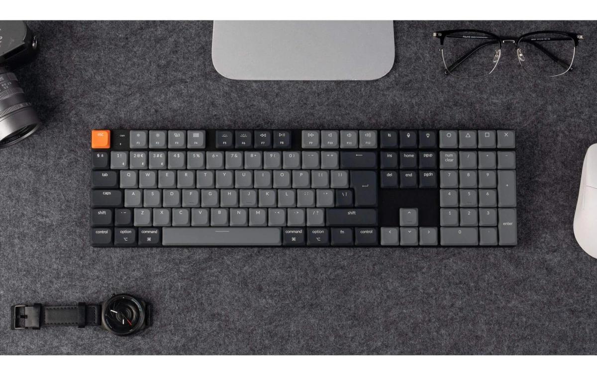 Keychron Gaming-Tastatur K5 QMK Version 2 Brown Switch