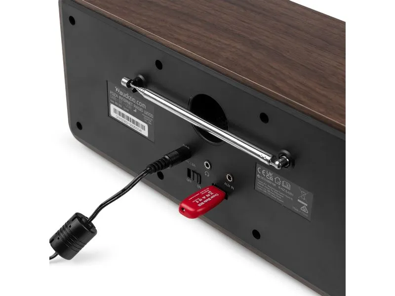 Audizio DAB+ Radio Foza Braun/Schwarz
