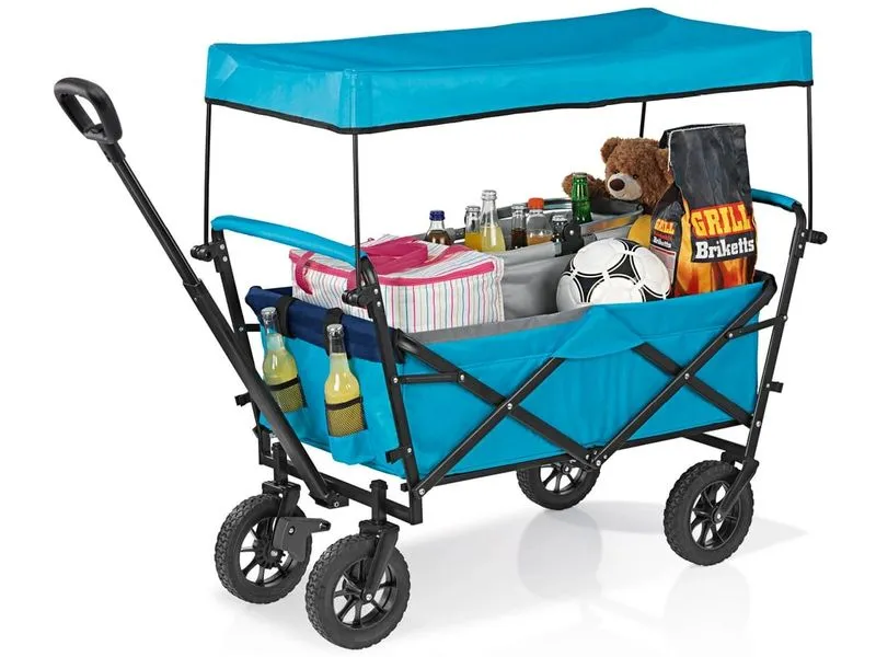 EASYmaxx Bollerwagen Blau