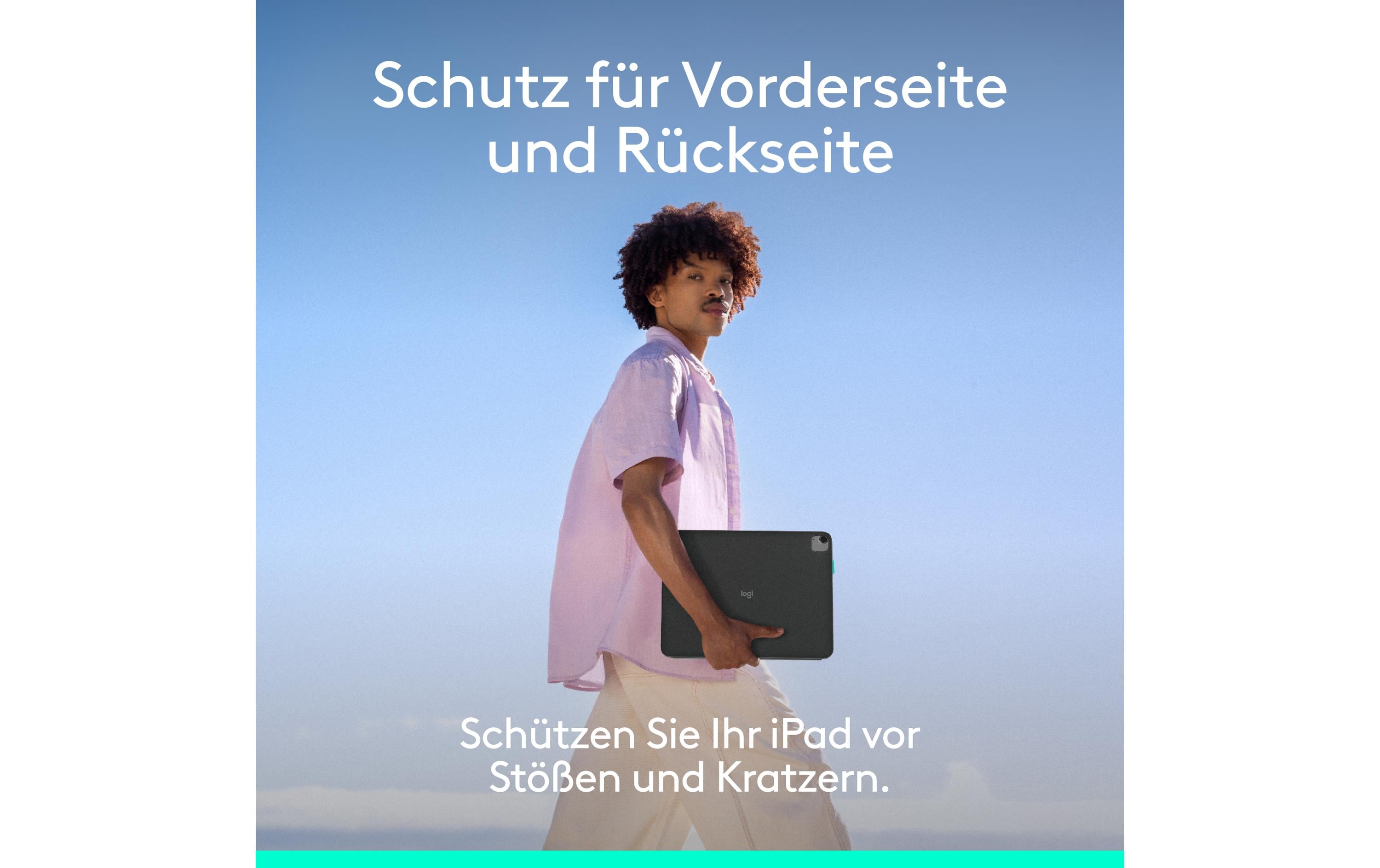 Logitech Tablet Tastatur Cover Flip Folio iPad Pro & Air13