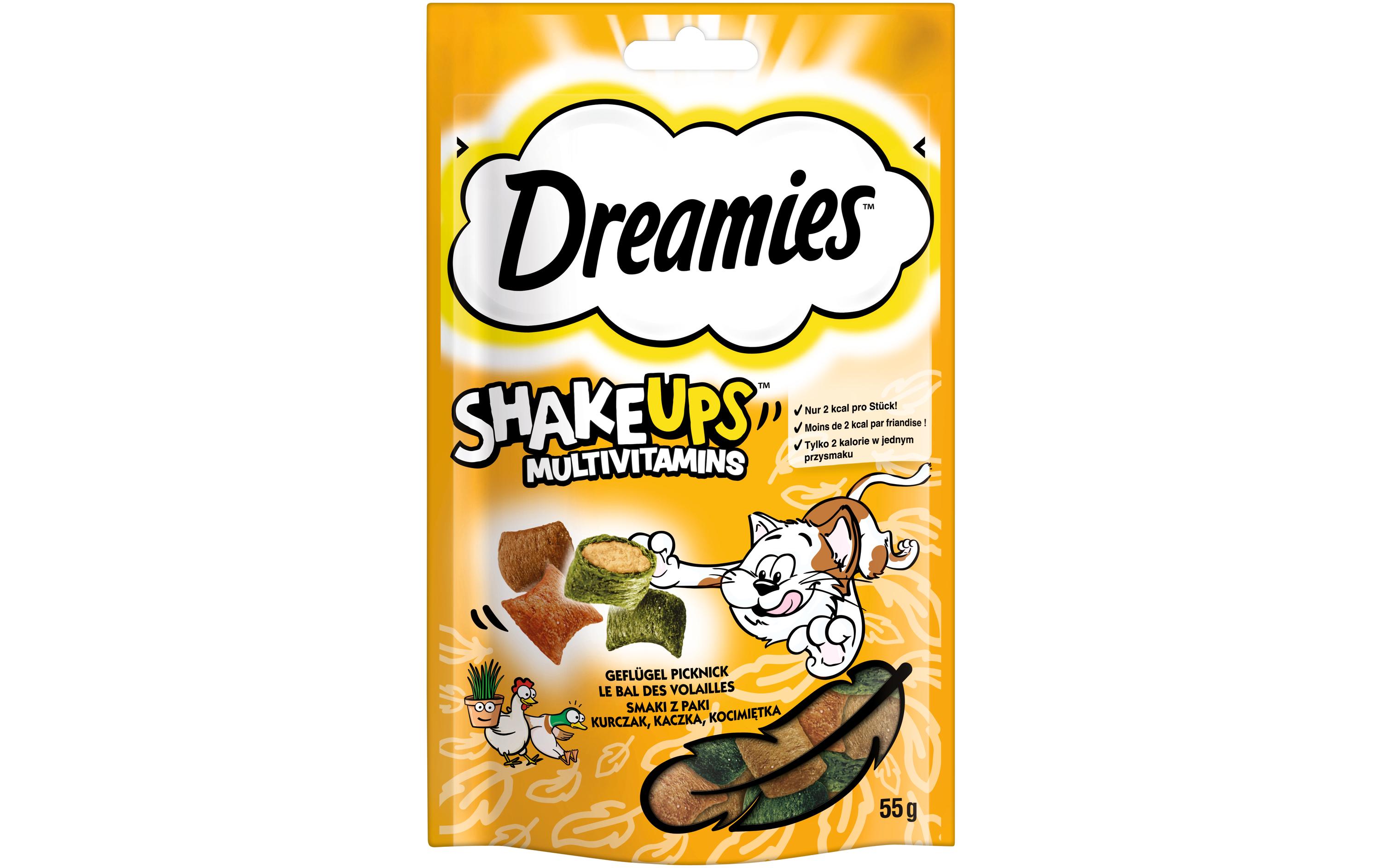 Dreamies Katzen-Snack Shake ups Multivitamins Geflügel 6 x 55 g Dreamies Katzen-Snack Shake ups Multivitamins Geflügel 6 x 55 g
