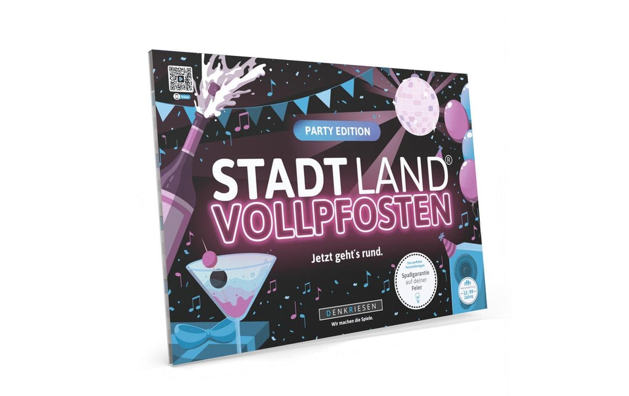 Denkriesen Stadt Land Vollpfosten A4 Block Party Edition -DE-