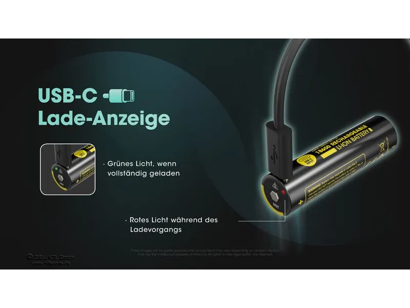 Nitecore Akku NL1836R 18650 UCB-C, 3600 mAh Nitecore Akku NL1836R 18650 UCB-C, 3600 mAh