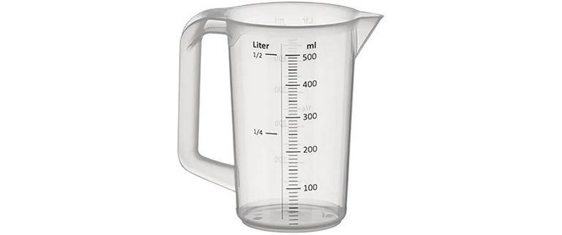 APS Messbecher Pro 5 dl, Transparent