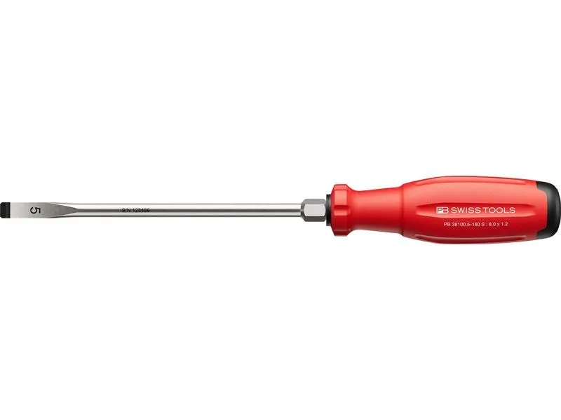 PB Swiss Tools Schlitz-Schraubenzieher PB 38100.5-160 S Schlitz PB Swiss Tools Schlitz-Schraubenzieher PB 38100.5-160 S Schlitz