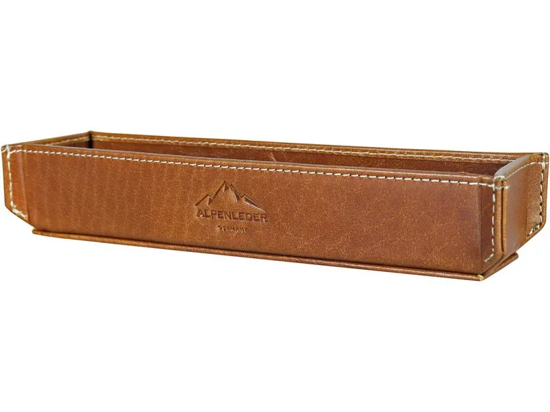 Alpenleder Stiftehalter Zenta Braun Alpenleder Stiftehalter Zenta Braun