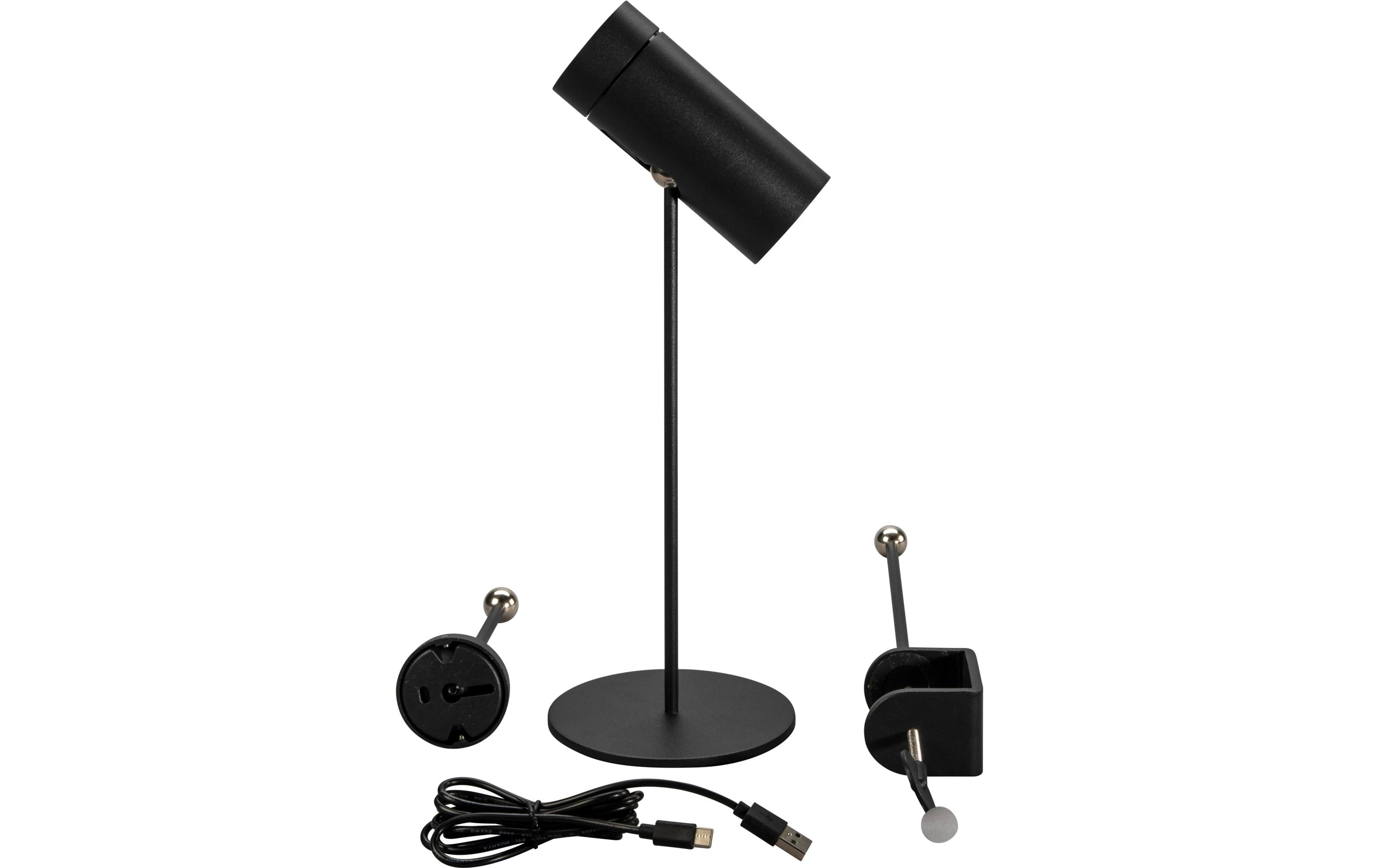 Konstsmide Akku-Tischleuchte Multi LED 2200/3000K, Dimmbar - Schwarz