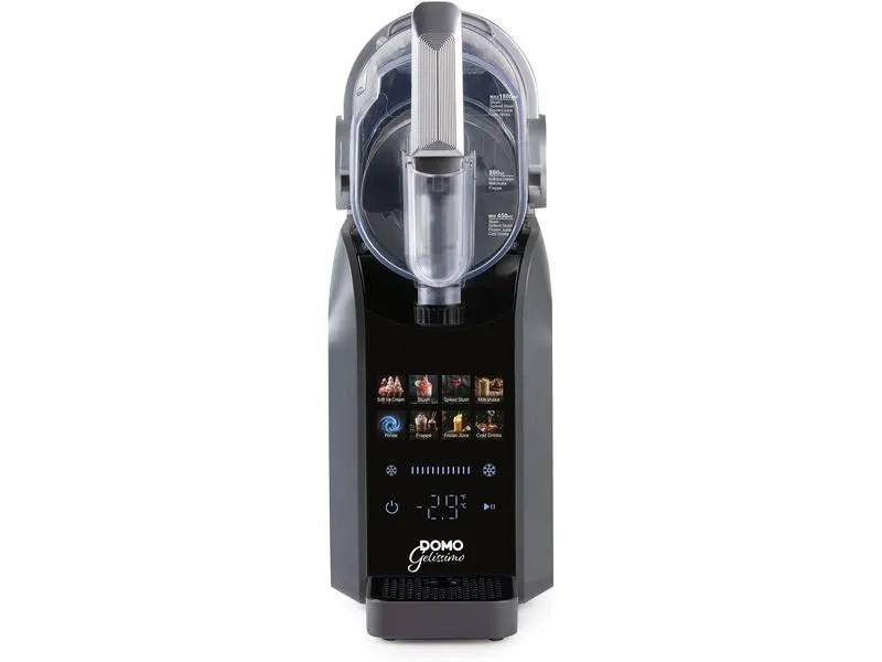 Domo Glacemaschine DO9308I 1.8 l, Schwarz/Silber Domo Glacemaschine DO9308I 1.8 l, Schwarz/Silber