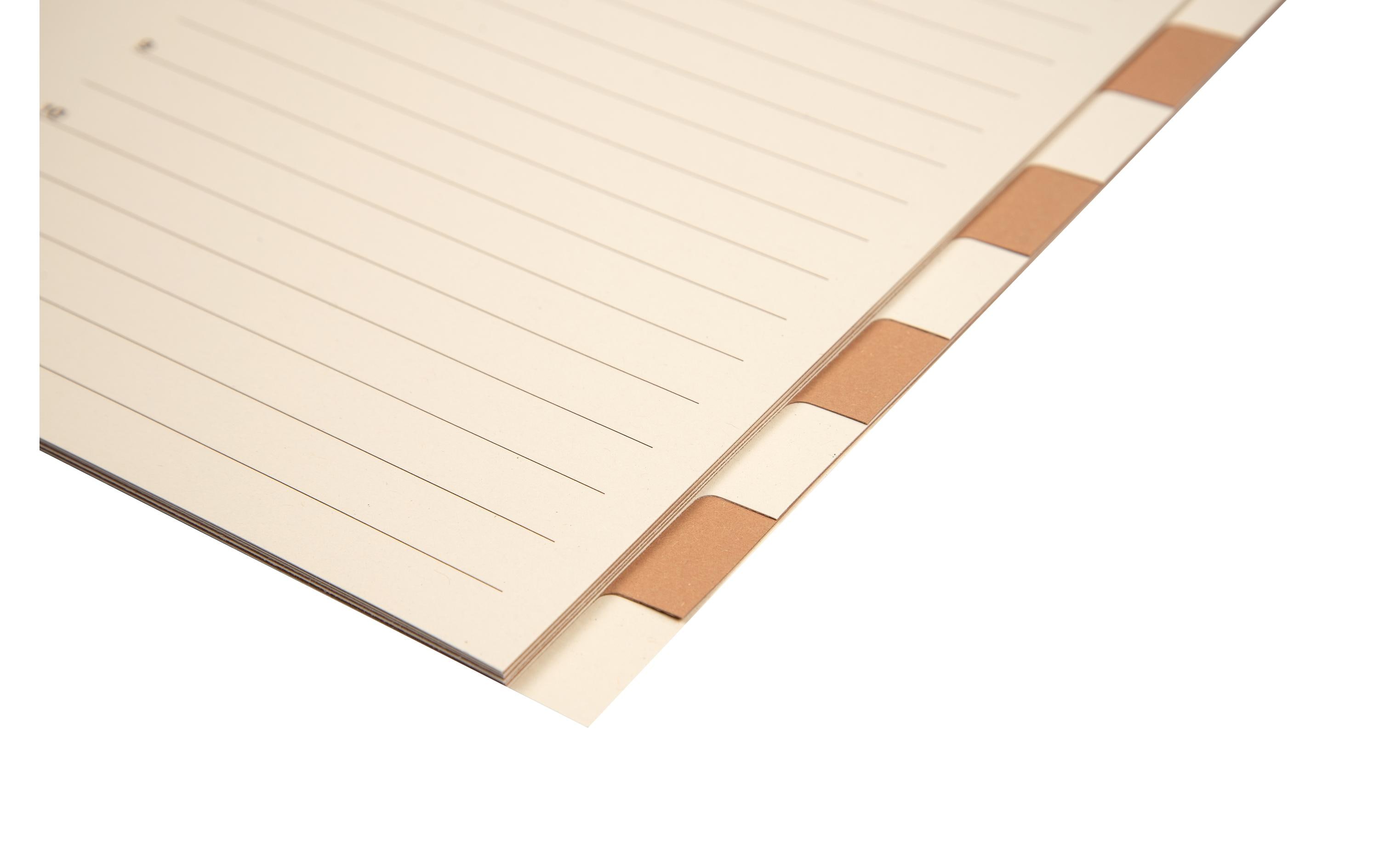 Biella Register Blanko, A4, 1-12