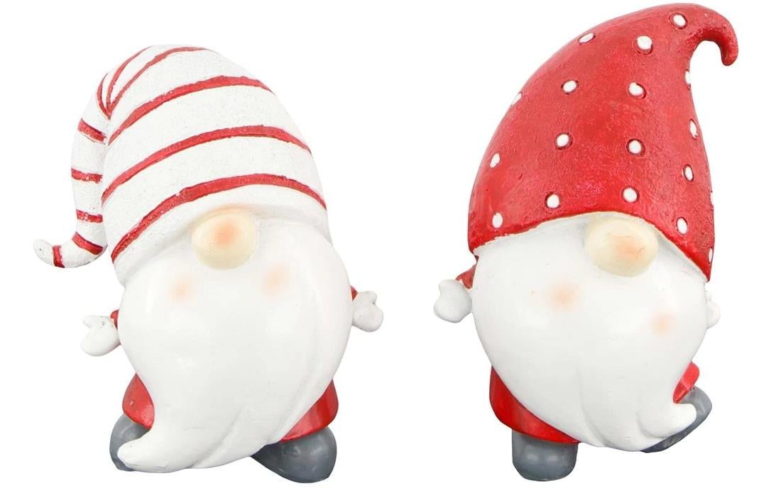 CHALET Figur Santa Marte 2er Set Wichtel, Rot