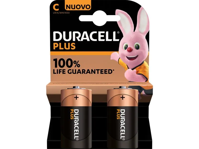 Duracell Batterie C Plus Power 2 Stück Duracell Batterie C Plus Power 2 Stück