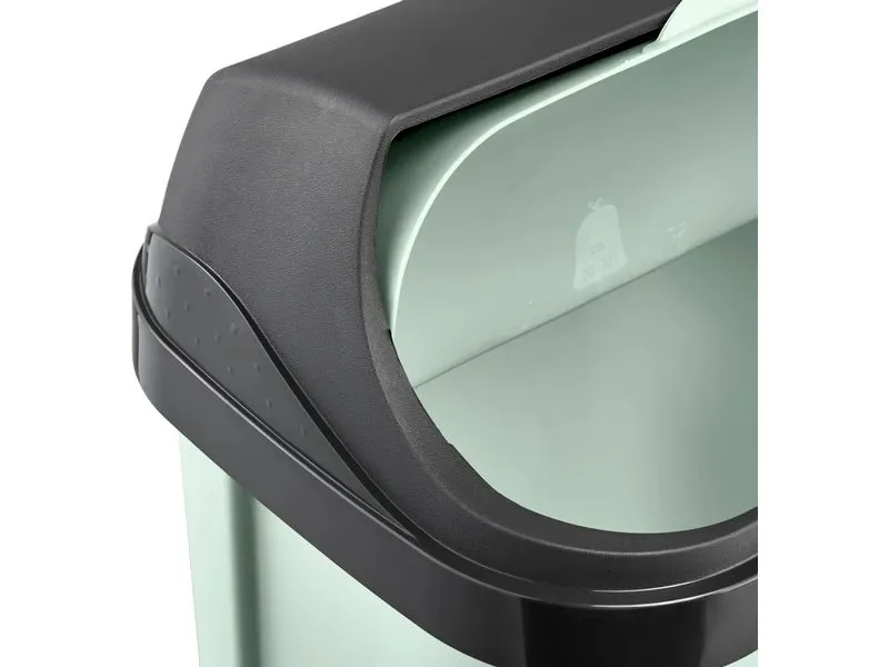 keeeper Abfalleimer Rasmus 10 l, Rolldeckel, soft green