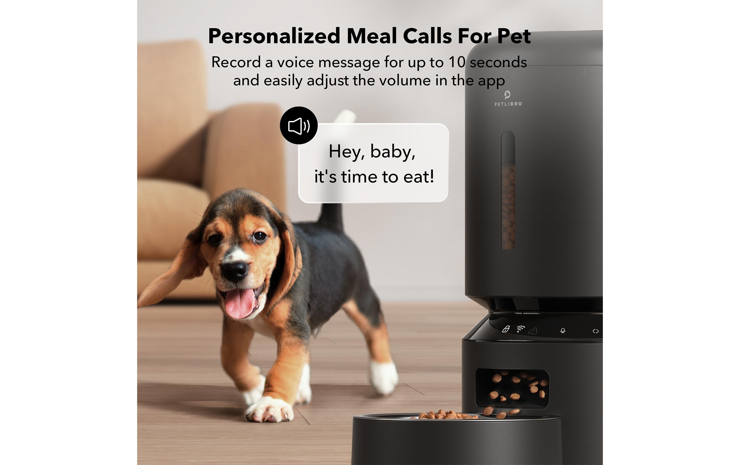 Petlibro Futterautomat Granary Wifi Feeder, 5 l, Schwarz