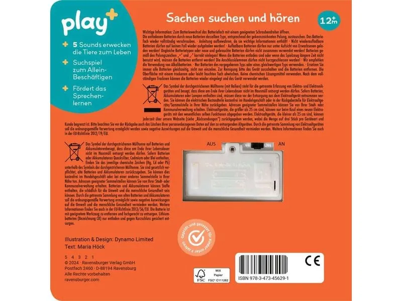 play+ Mein allererstes Soundbuch: Tierkinder