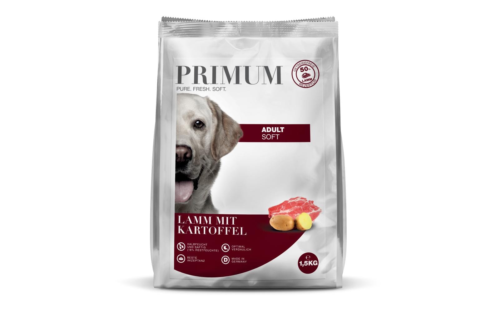 PRIMUM Halbfeuchtfutter Adult Lamm mit Kartoffel 1.5 kg