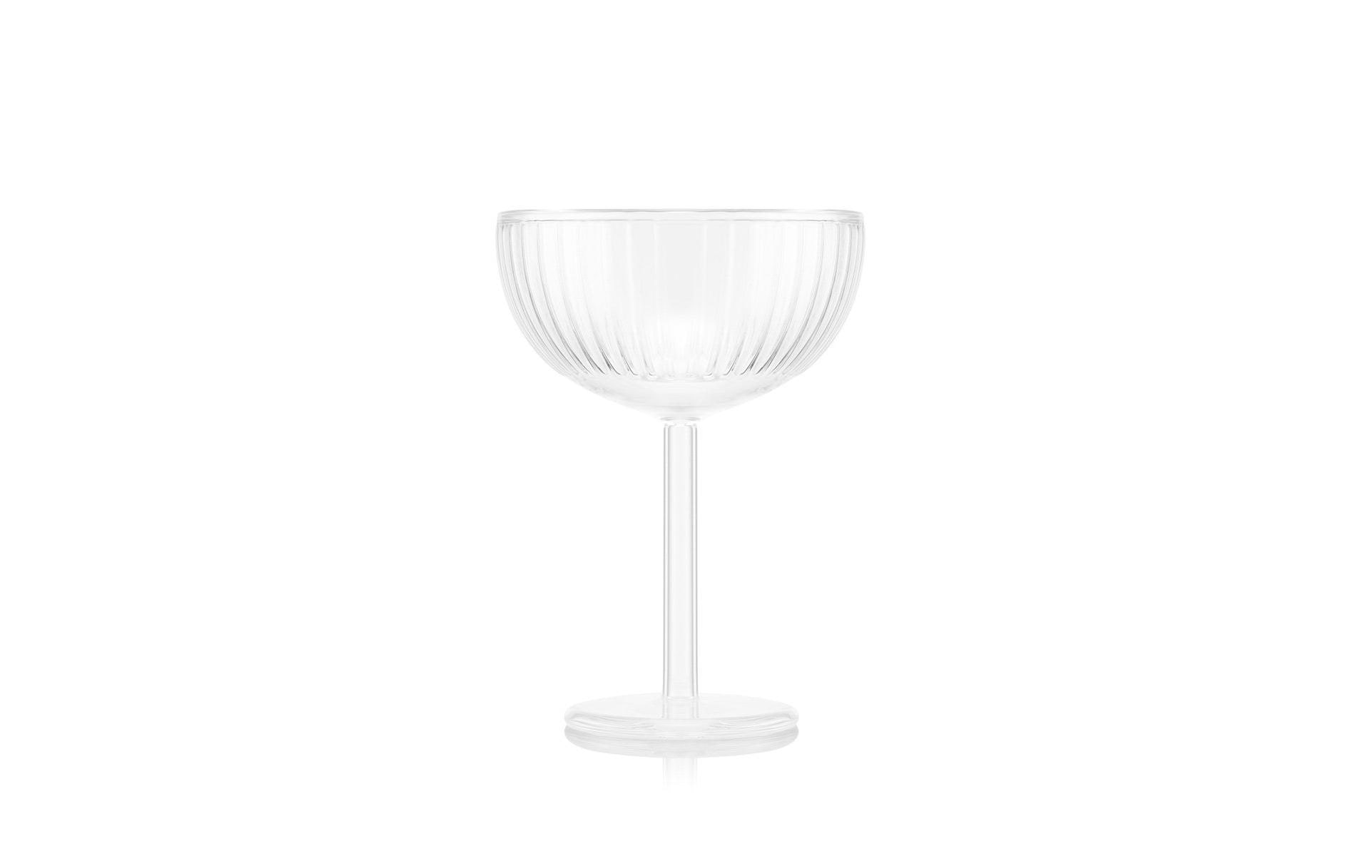 Bodum Champagner Coupe Glas Douro 2er Set Transparent, 0.2 l