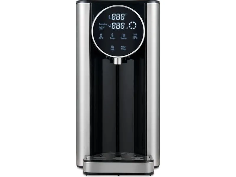 Trisa Heisswasserspender Silver Stream 2.7 l, Schwarz/Silber