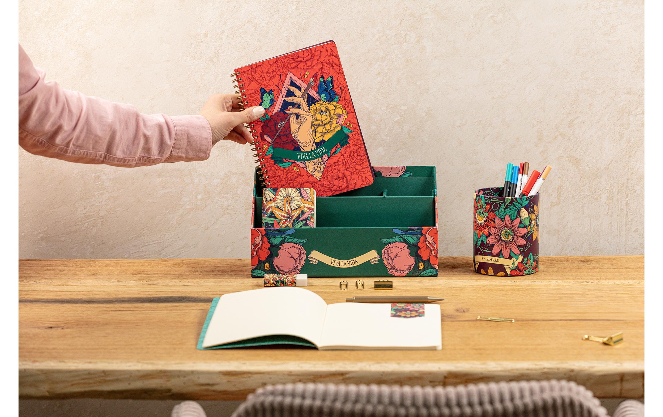 Clairefontaine Stiftehalter Frida Kahl Mehrfarbig