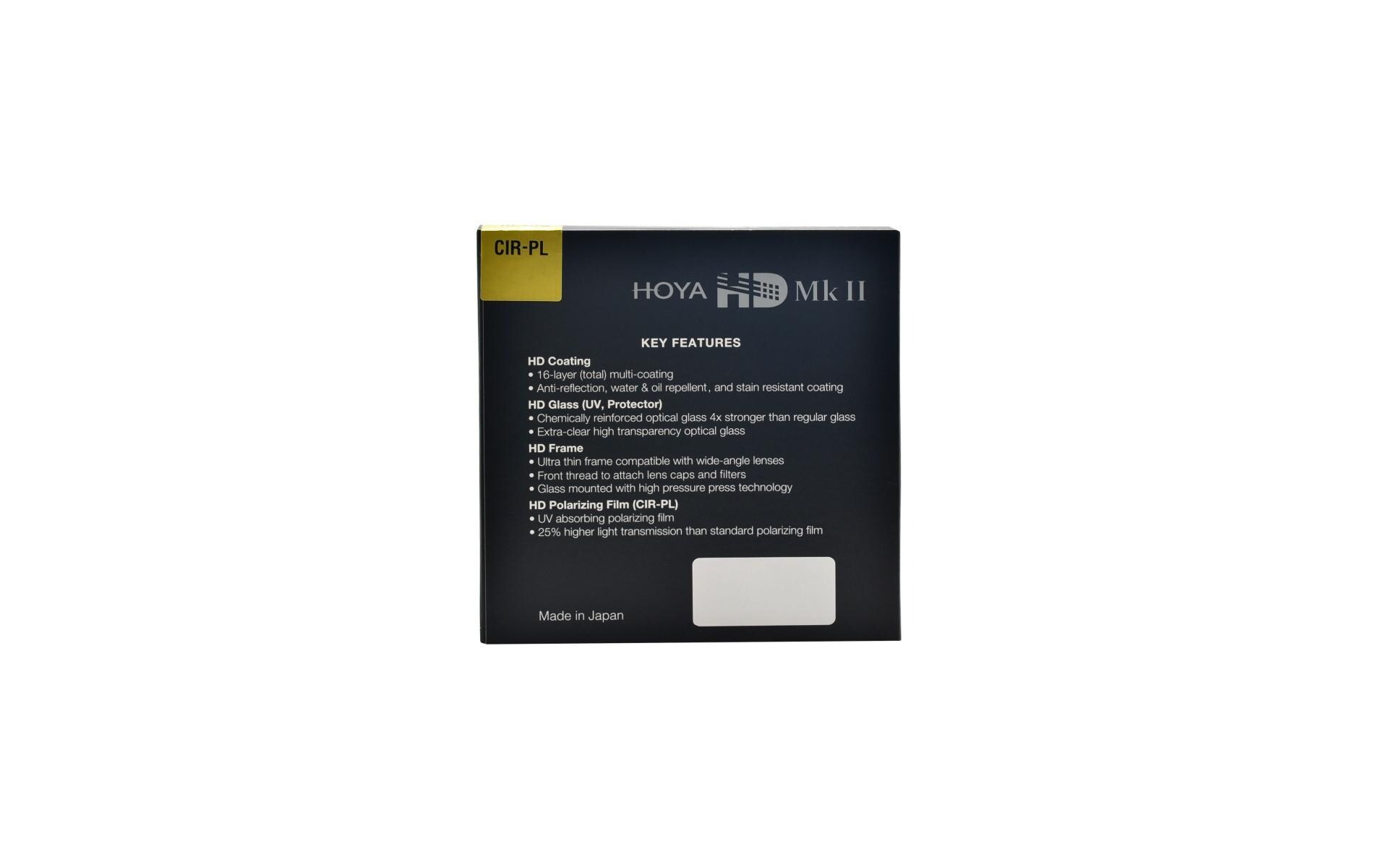 Hoya Polfilter HD Mk II CIR-PL – 72 mm