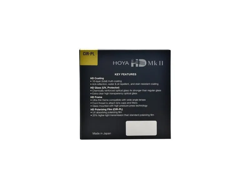 Hoya Polfilter HD Mk II CIR-PL – 72 mm Hoya Polfilter HD Mk II CIR-PL – 72 mm