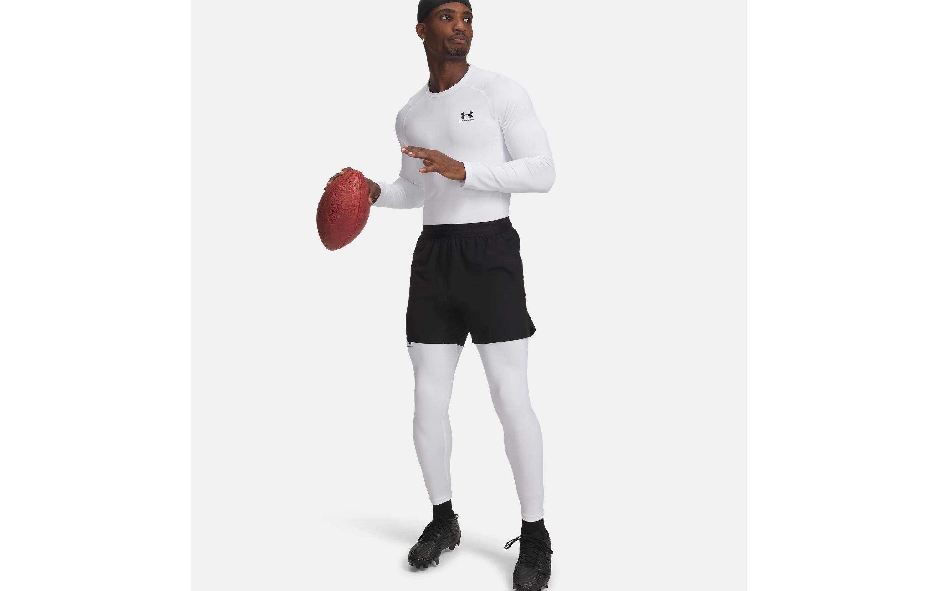 UNDER ARMOUR Funktionsleggings ColdGear Herren Weiss, XXL