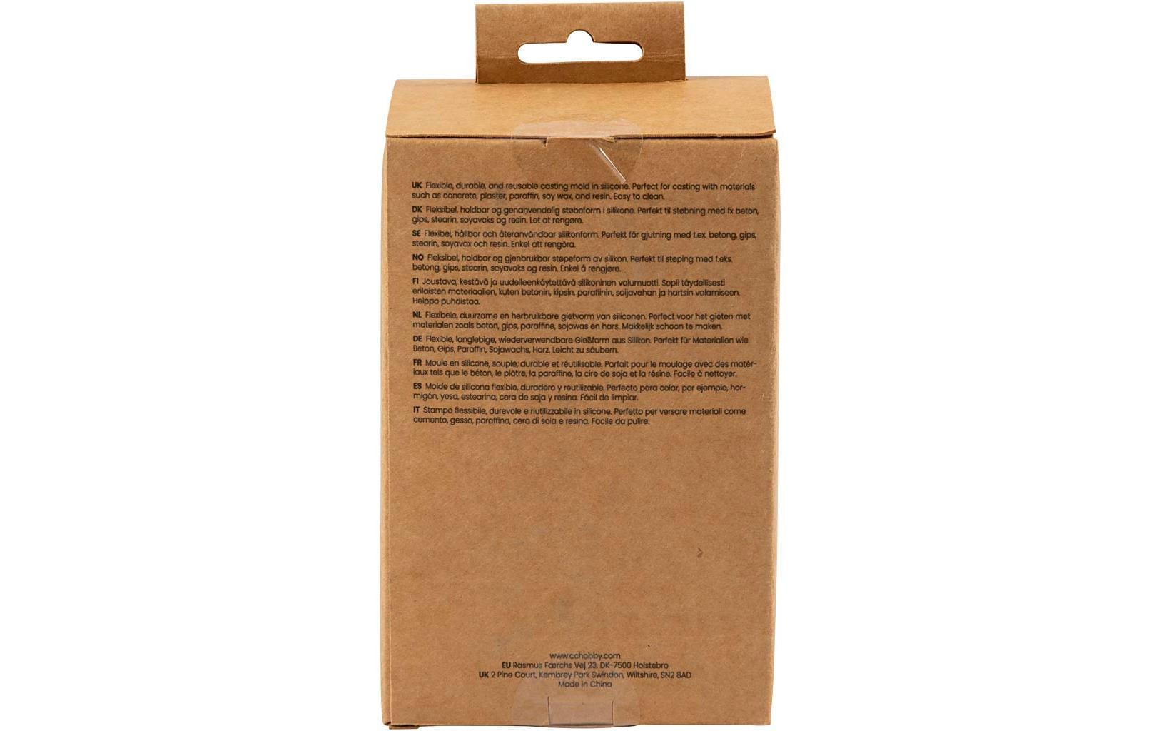 Creativ Company Giessform Silikon Kerzenhalter, 2 Sück