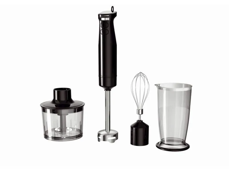 Koenig Stabmixer Set Black Line Schwarz