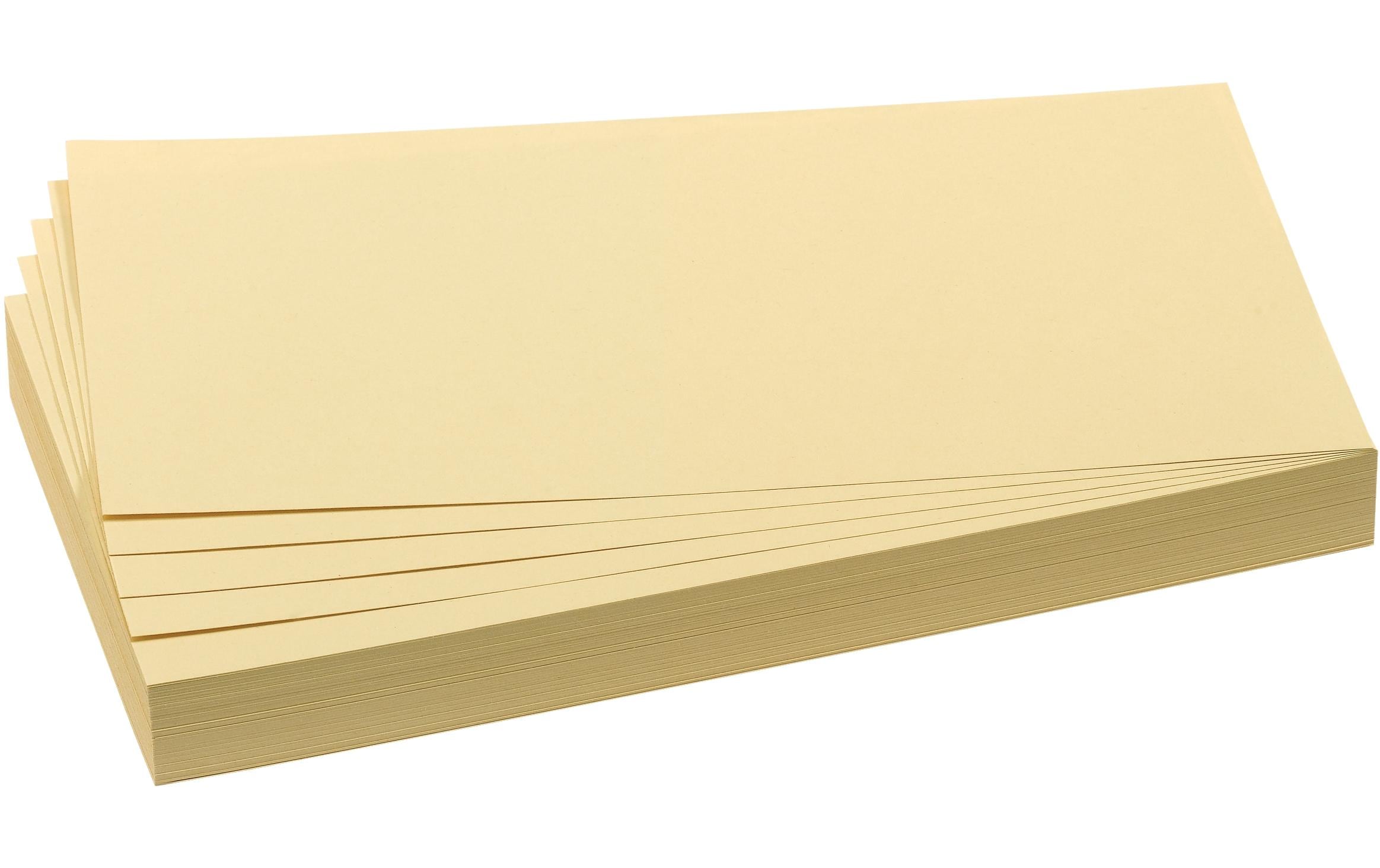 Franken Moderationskarten 20.5 x 9.5 cm, Gelb, 500 Stück