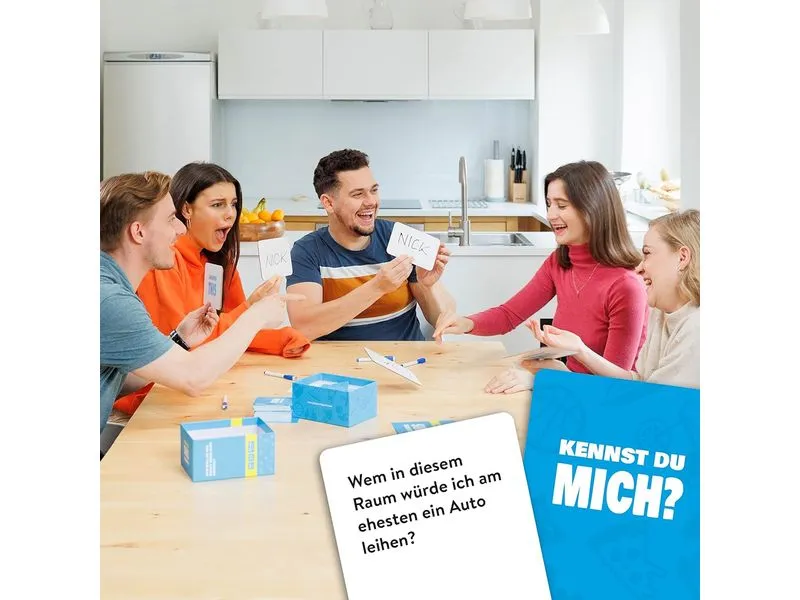 THE WORLD GAME Kartenspiel Kennst Du mich – Freunde -DE-