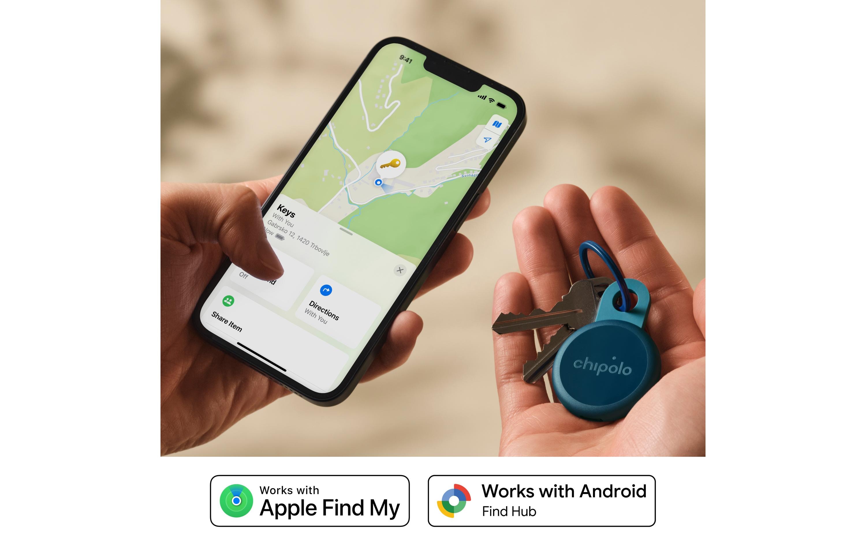 Chipolo LOOP (Apple & Google Find My Netzwerk) Dunkelblau