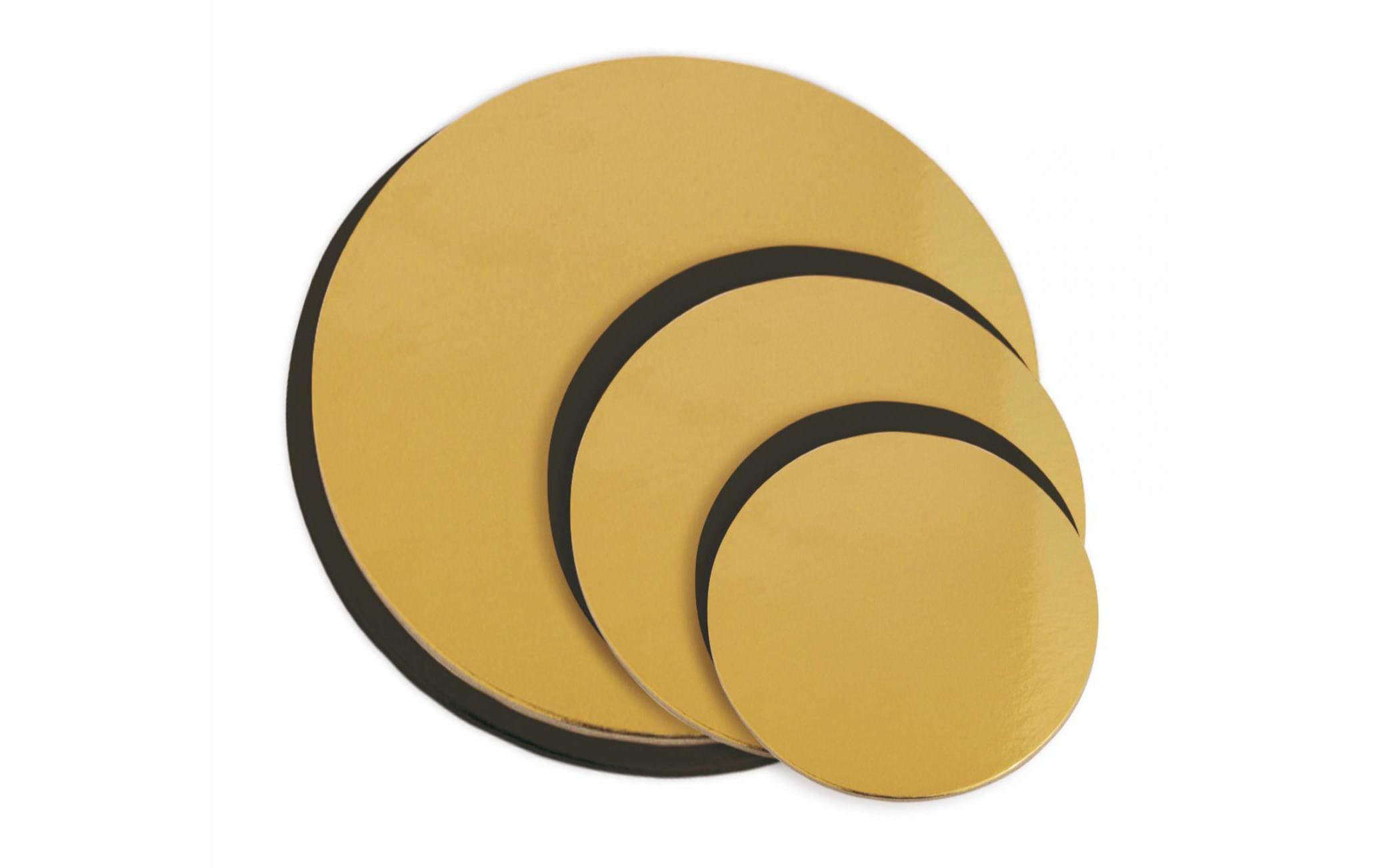 ScrapCooking Tortenunterlage 6 Stück, Gold/Schwarz