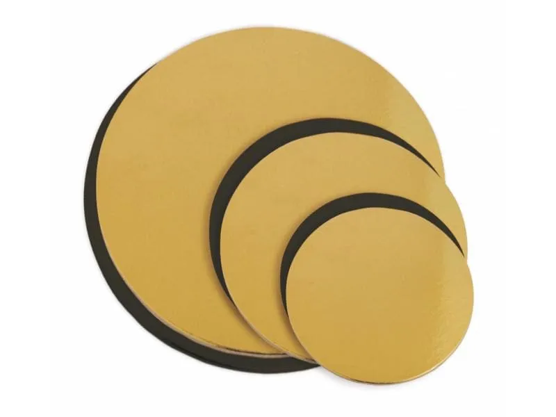 ScrapCooking Tortenunterlage 6 Stück, Gold/Schwarz ScrapCooking Tortenunterlage 6 Stück, Gold/Schwarz