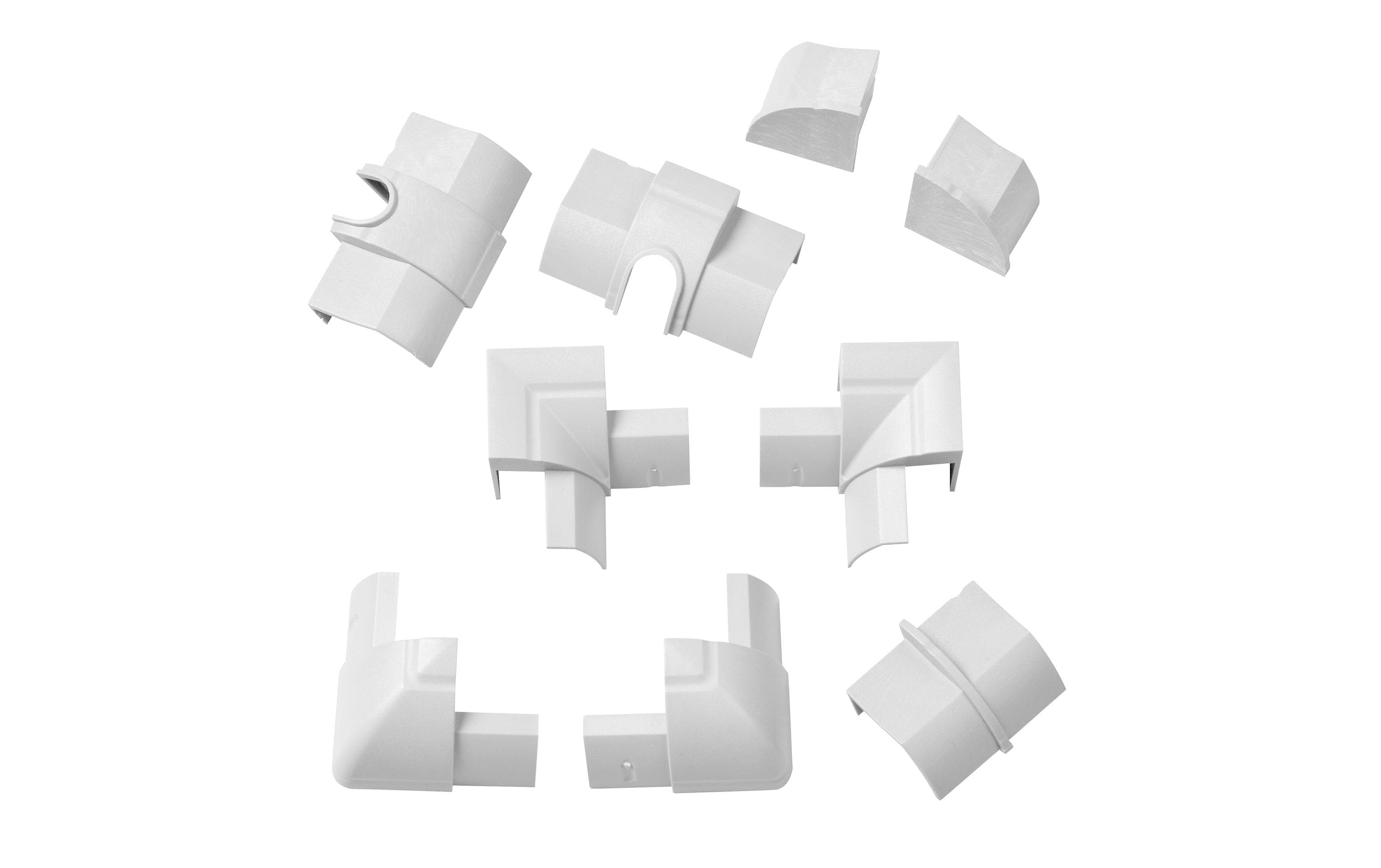 STEFFEN Zubehörset D-Line V22022 9 Stück, Weiss STEFFEN Zubehörset D-Line V22022 9 Stück, Weiss