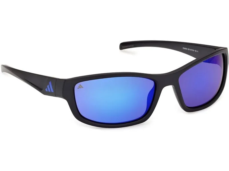 adidas ES0005 Sport Sonnenbrille Matte Black, Blue Mirror adidas ES0005 Sport Sonnenbrille Matte Black, Blue Mirror