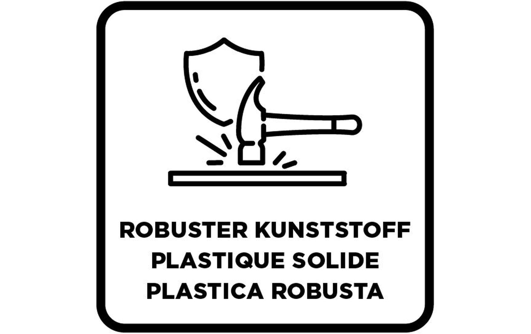 TopLine Kunststoff-Benzinkanister, 10 Liter, schwarz