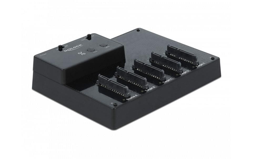 Delock Docking- und Klonstation 64098 für 5x 2.5 SATA HDD / SSD Delock Docking- und Klonstation 64098 für 5x 2.5 SATA HDD / SSD