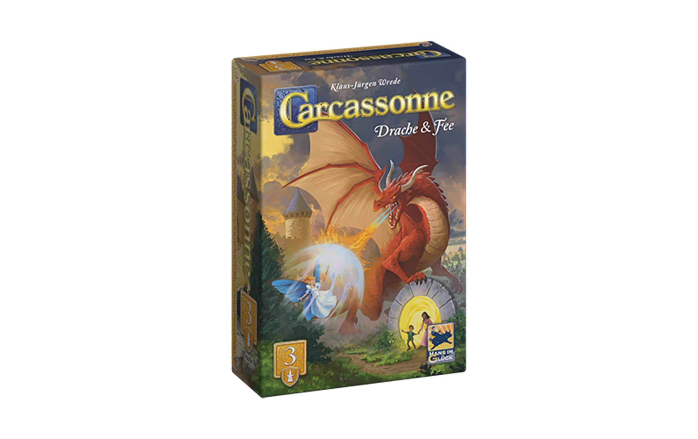 Hans im Glück Familienspiel Carcassonne Drache und Fee (d)