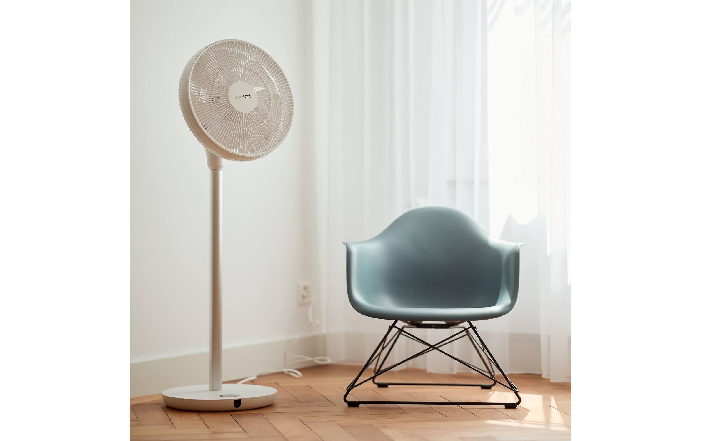 Ecofort Standventilator ecoQ SilentAir Grande Weiss