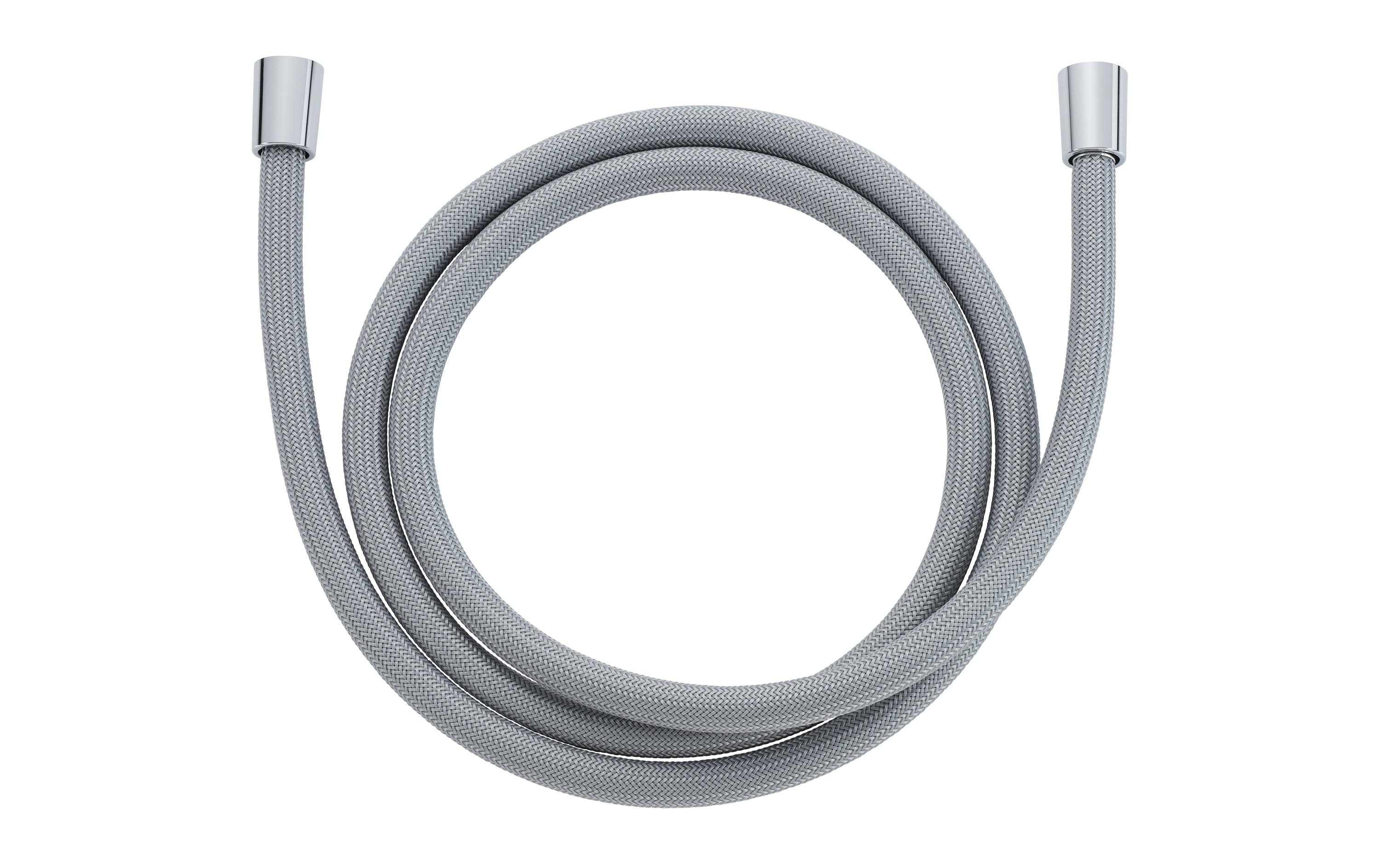 diaqua® Duschbrauseschlauch CHROMALUX Zero, Silbergrau 150 cm